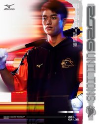 【MIZUNO 美津濃】2026球員版短袖練習帽T恤