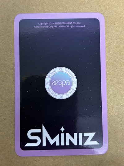 aespa 吉吉 SMiniz曠野快閃 任務卡 吉-30