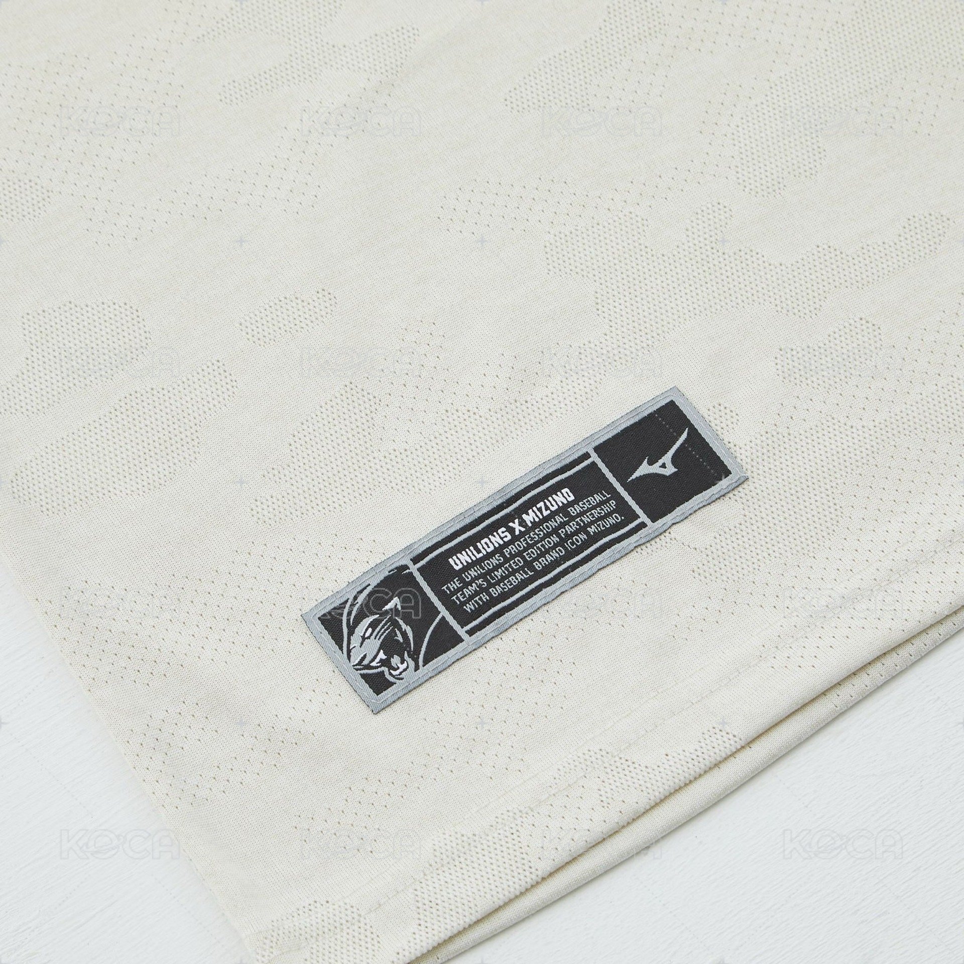 【MIZUNO 美津濃】猛獅涼感TEE_米白