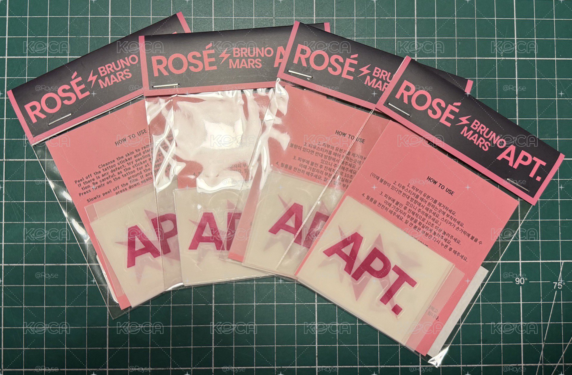 Rose’周邊紋身貼紙