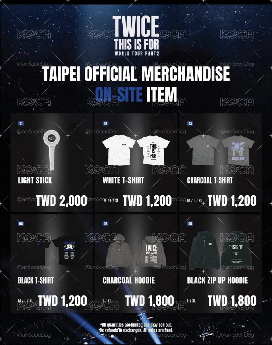 TWICE六巡 台北場週