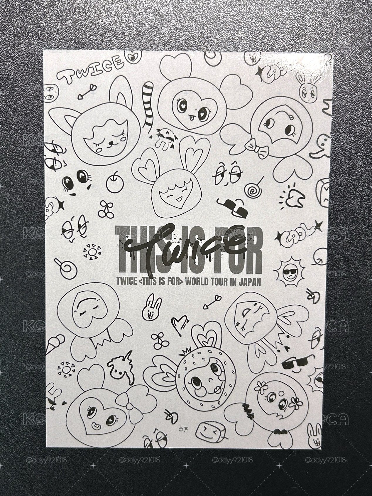 MINA 六巡隨機明信片大卡