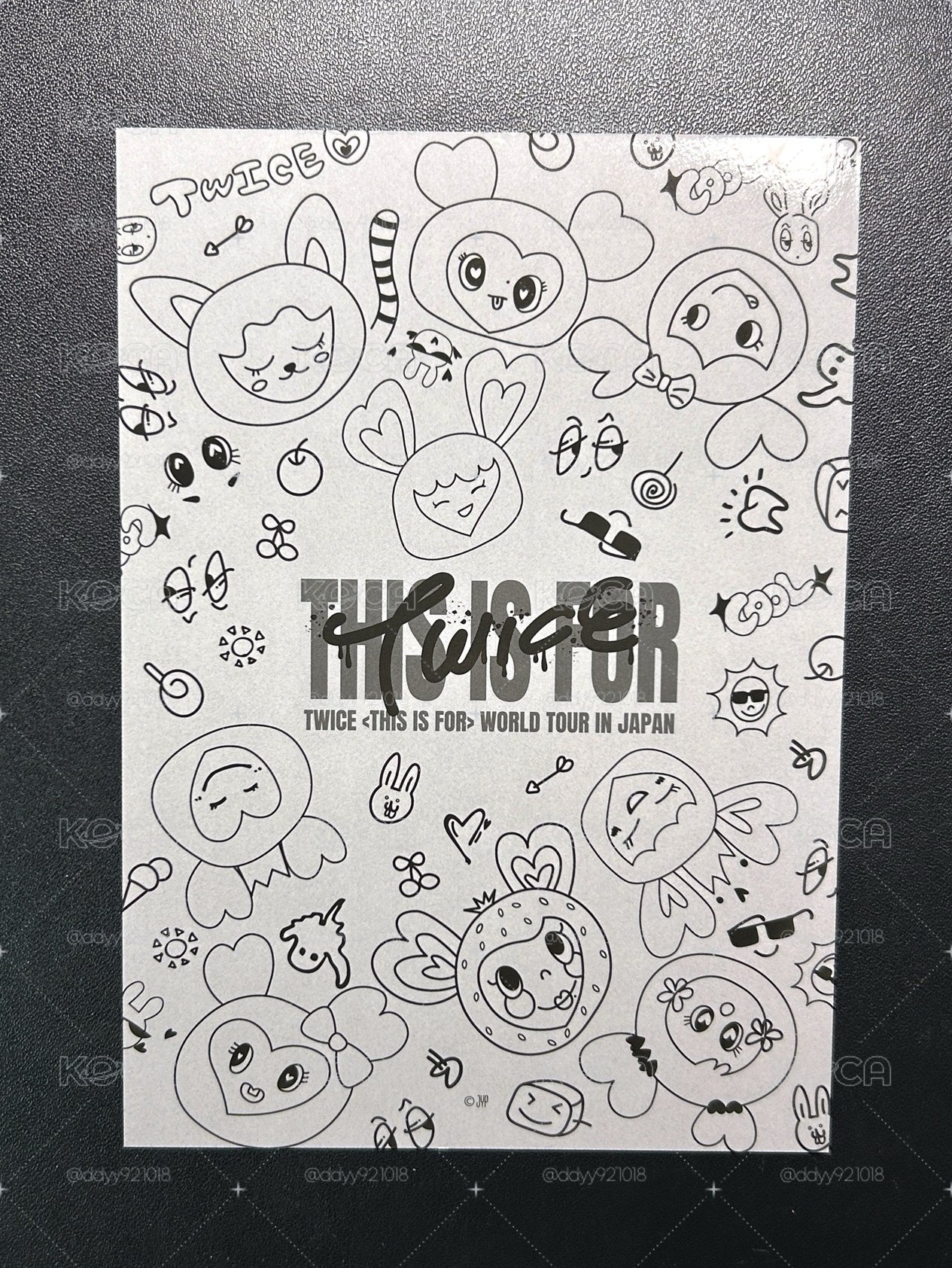 定延 六巡隨機明信片大卡