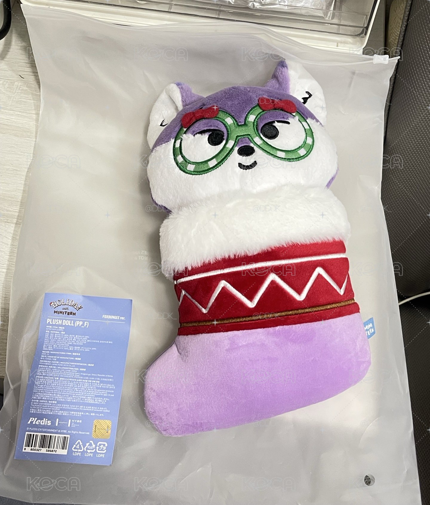 圓 聖誕站娃