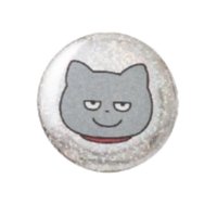 灰貓胸章-大臉