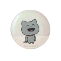 灰貓胸章-笑眯眯