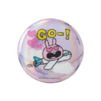 7-11聯名 徽章 兔兔胸章-GO
