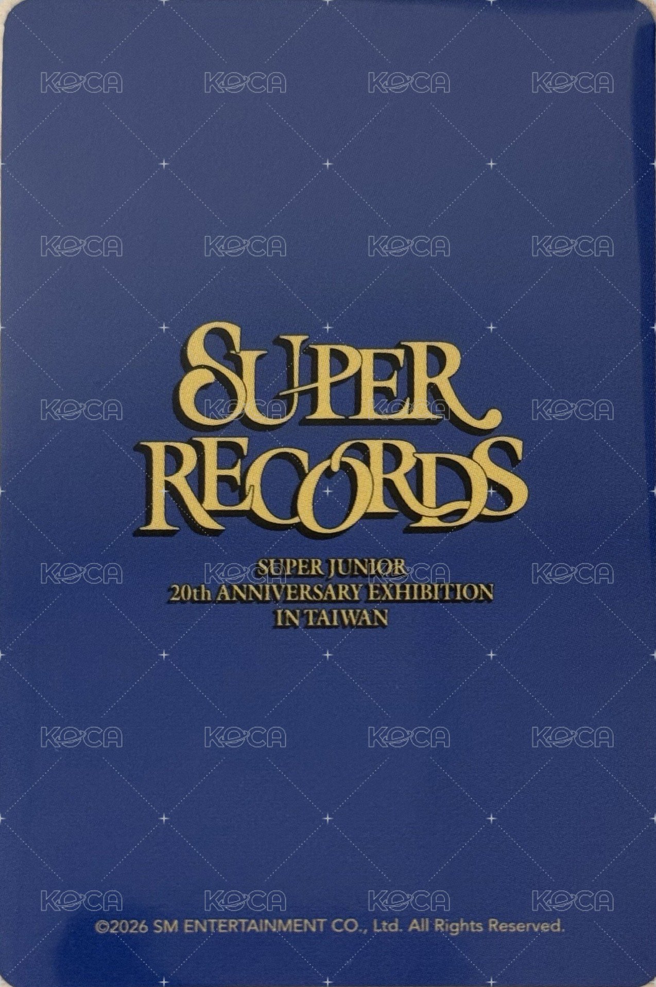 20週年展覽 台灣 隨機卡包 周邊卡 西裝澈 背面