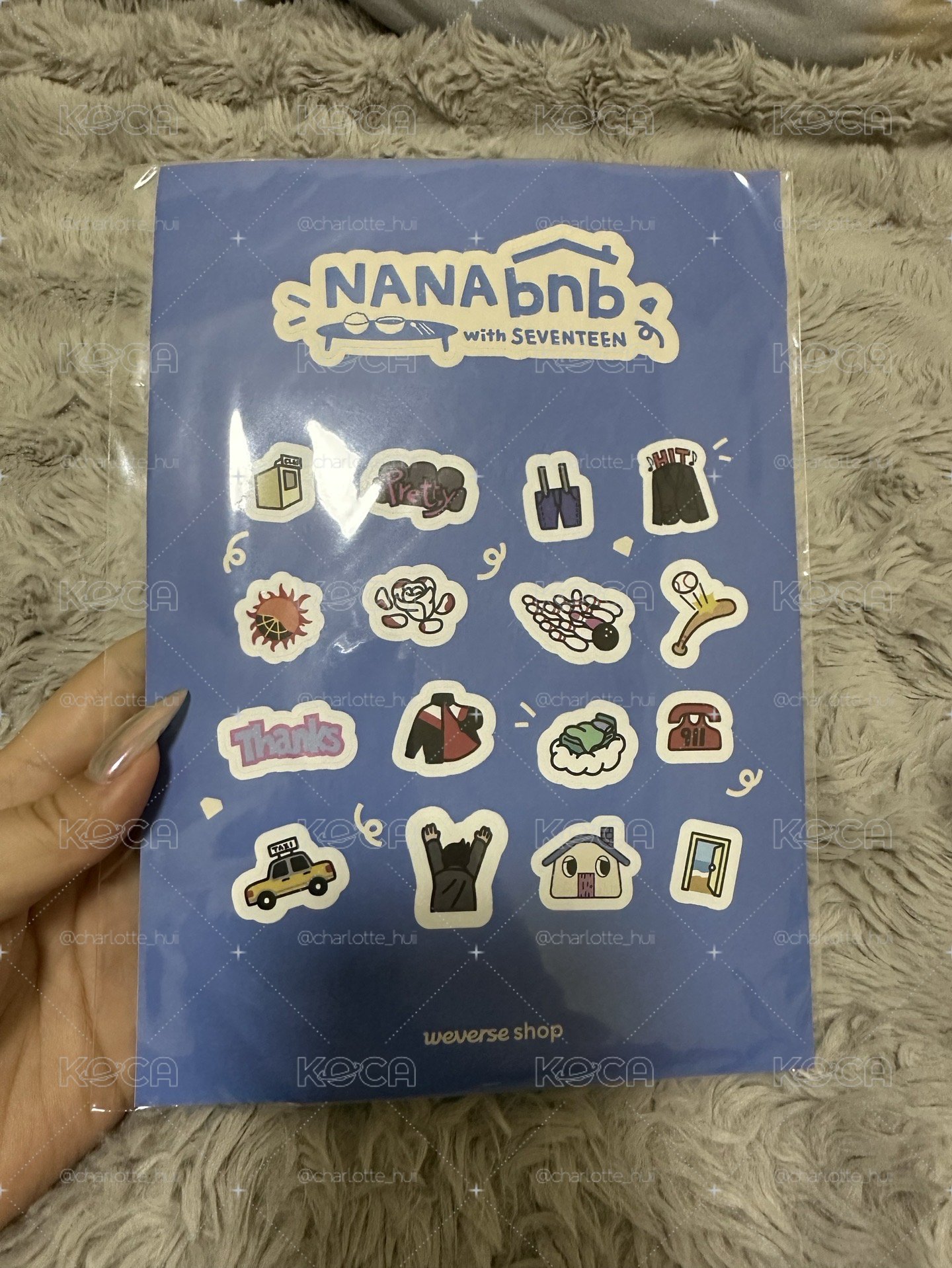 NANA bnb wvs 卡片貼紙 觀看特典 