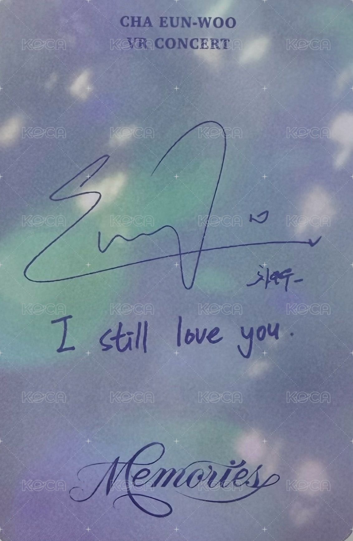 VR演唱會MEMORIES 電影卡  背面