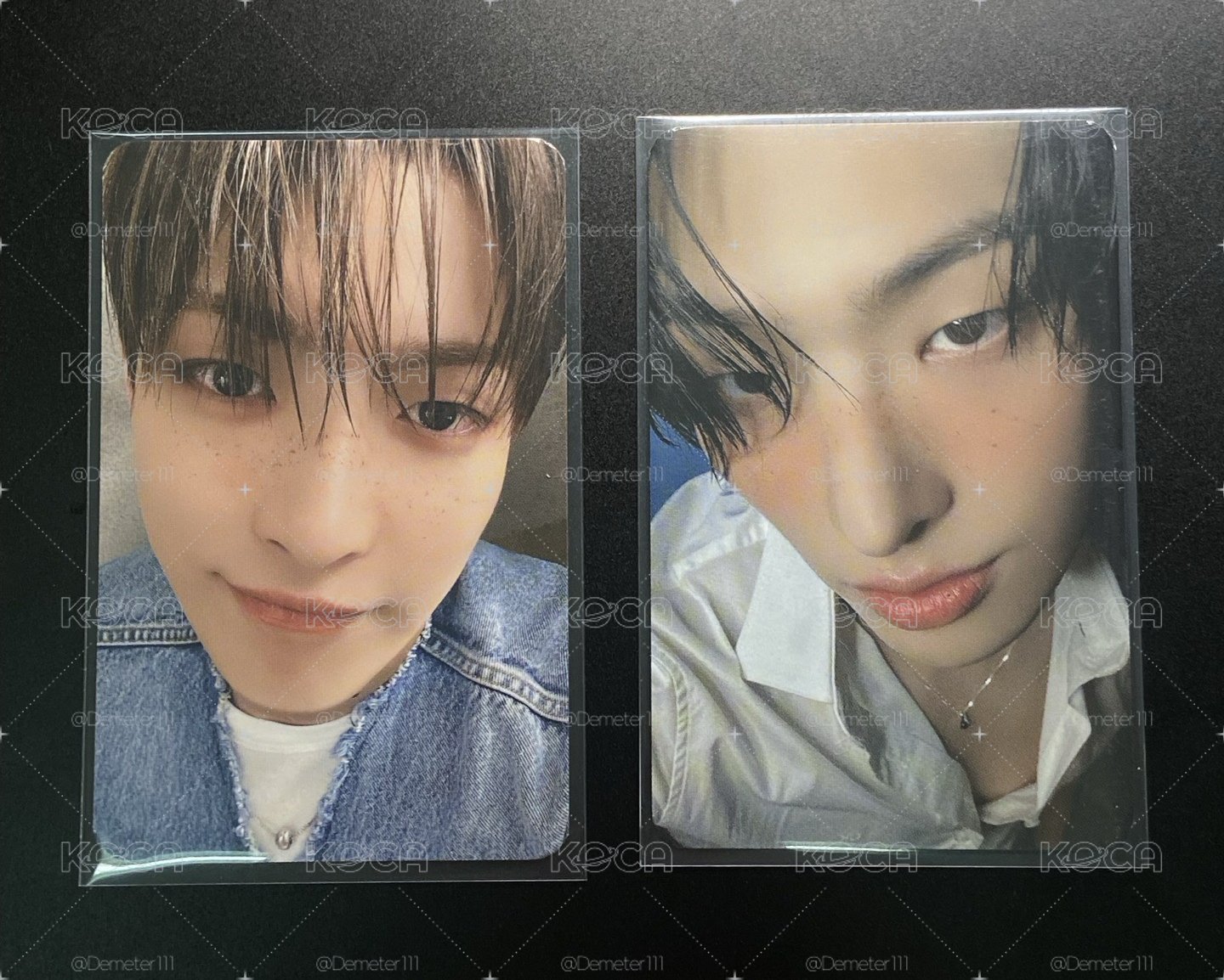 Ateez 旼琦 弘中 懟臉 簽售卡