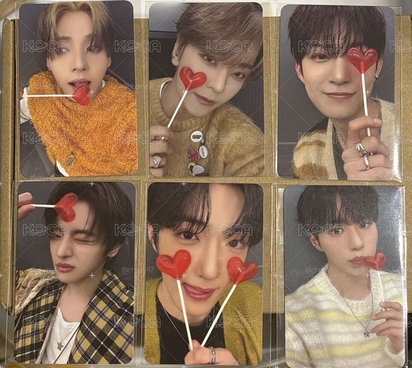 ❤️💙ALD1 迷一 mnet 愛心糖果 簽售卡
