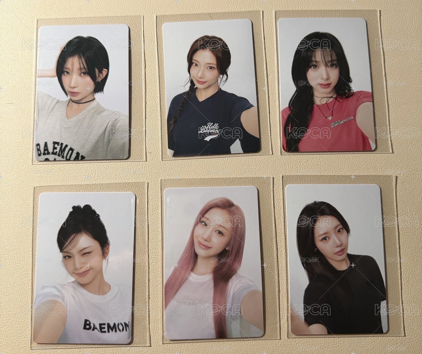 BABYMONSTER Uniqlo 代言卡