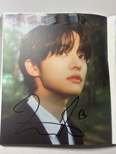 close your eyes 親簽 明信片 撕頁