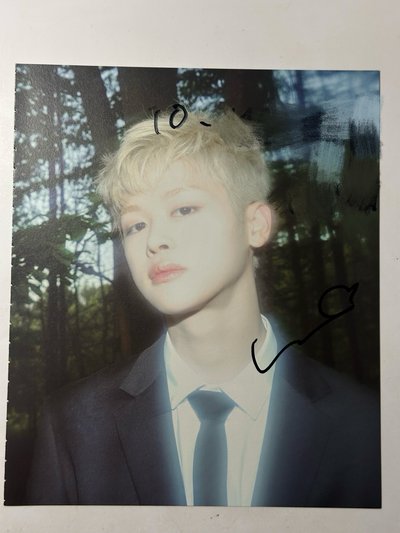 close your eyes 親簽 明信片 撕頁