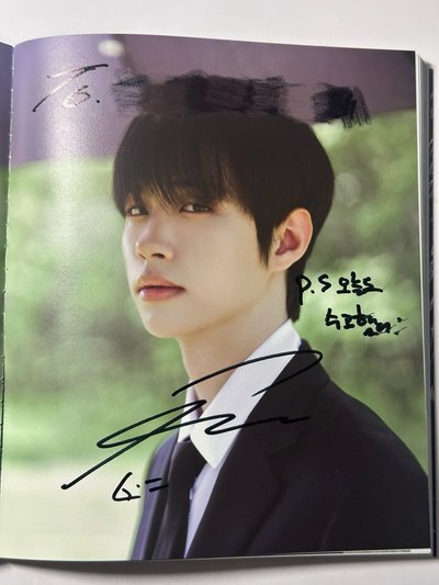 close your eyes 親簽 明信片 撕頁