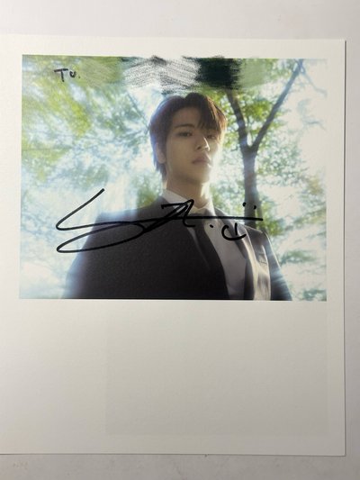 close your eyes 親簽 明信片 撕頁