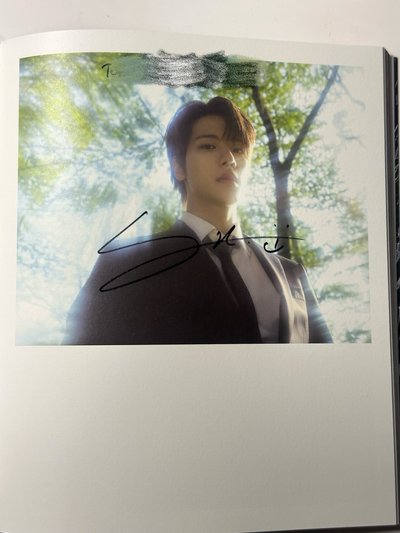 close your eyes 親簽 明信片 撕頁