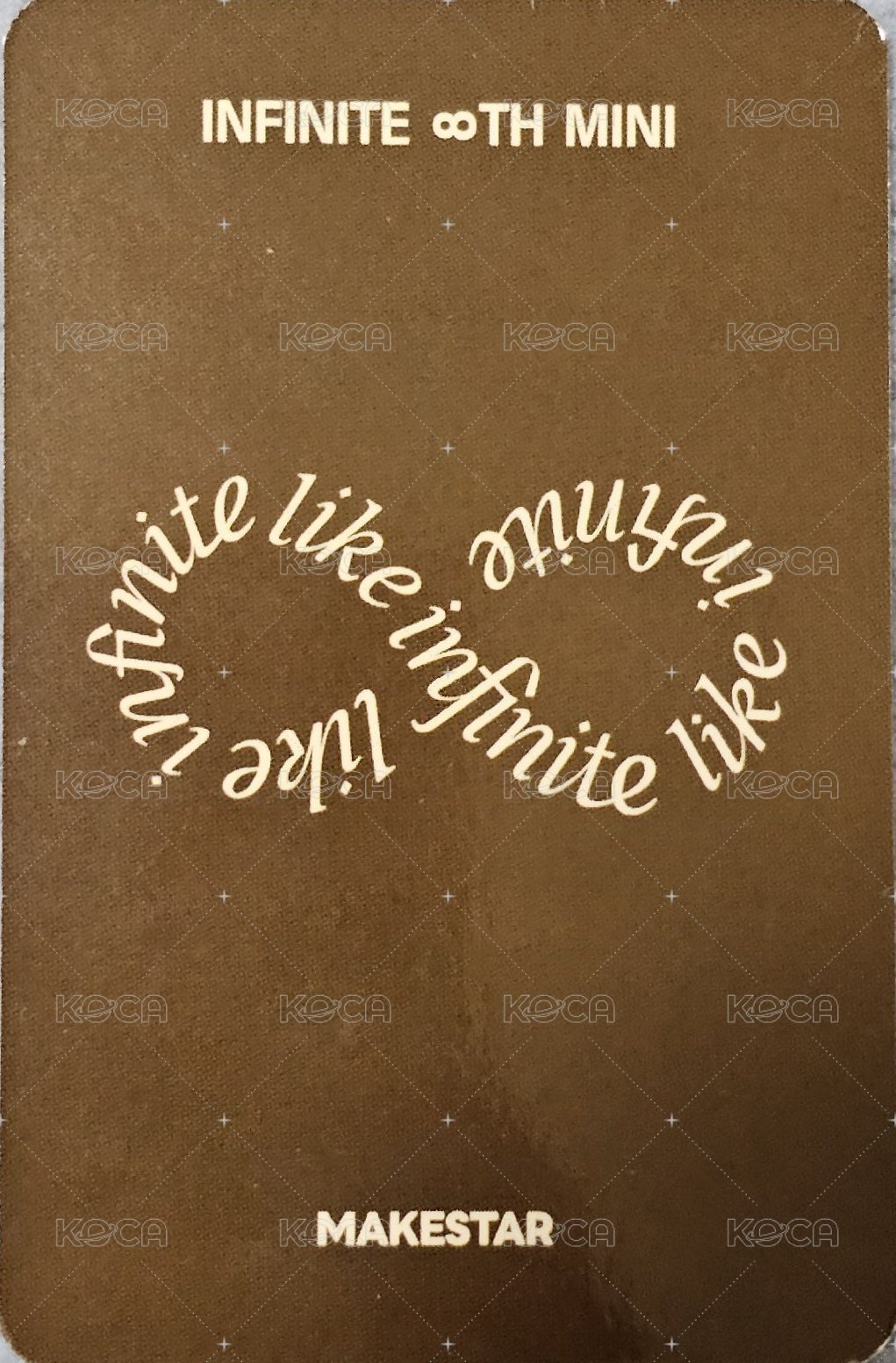 LIKE INFINITE ms 1.0 簽售卡  背面