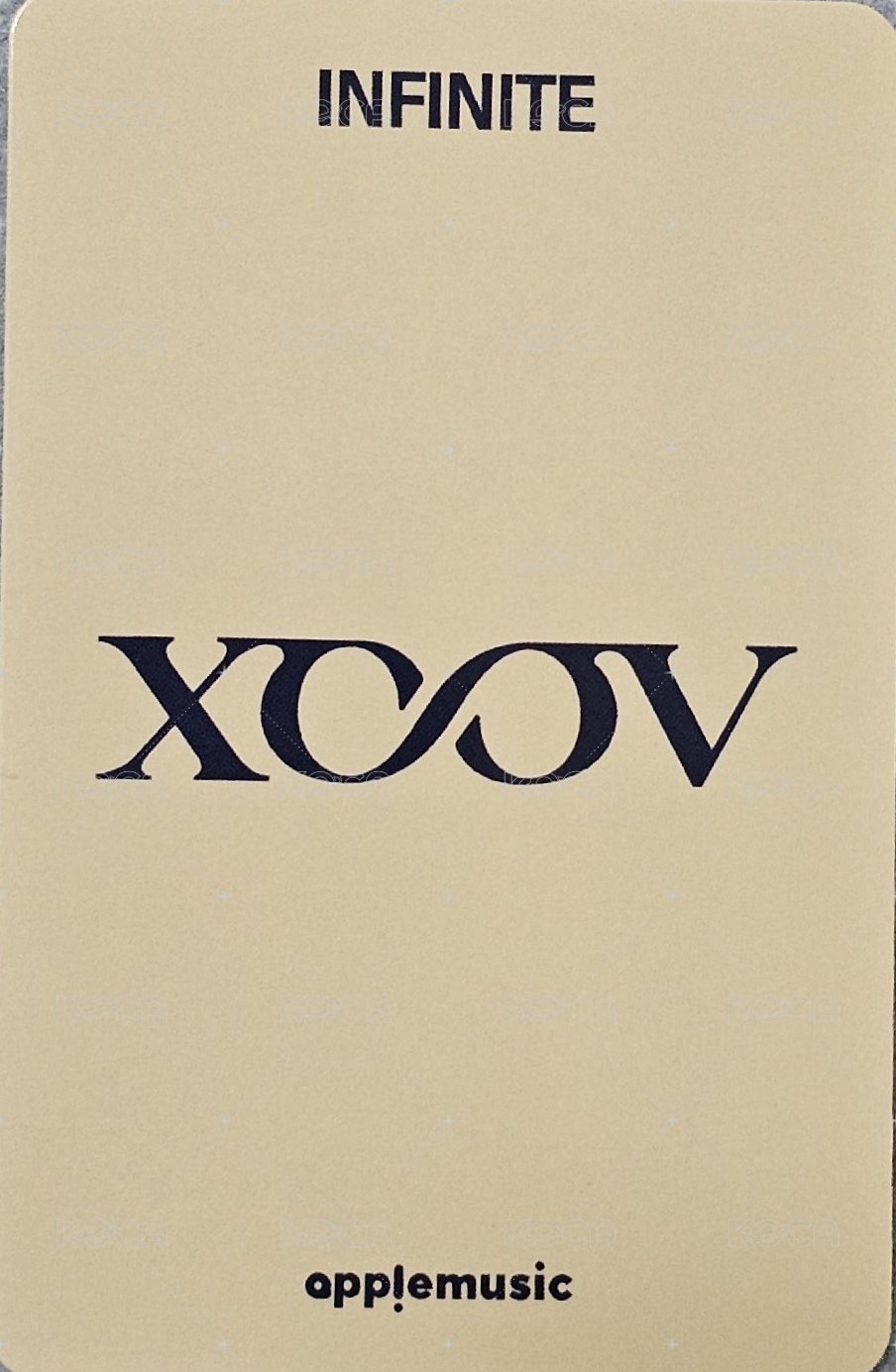 LIKE INFINITE am 簽售卡  背面