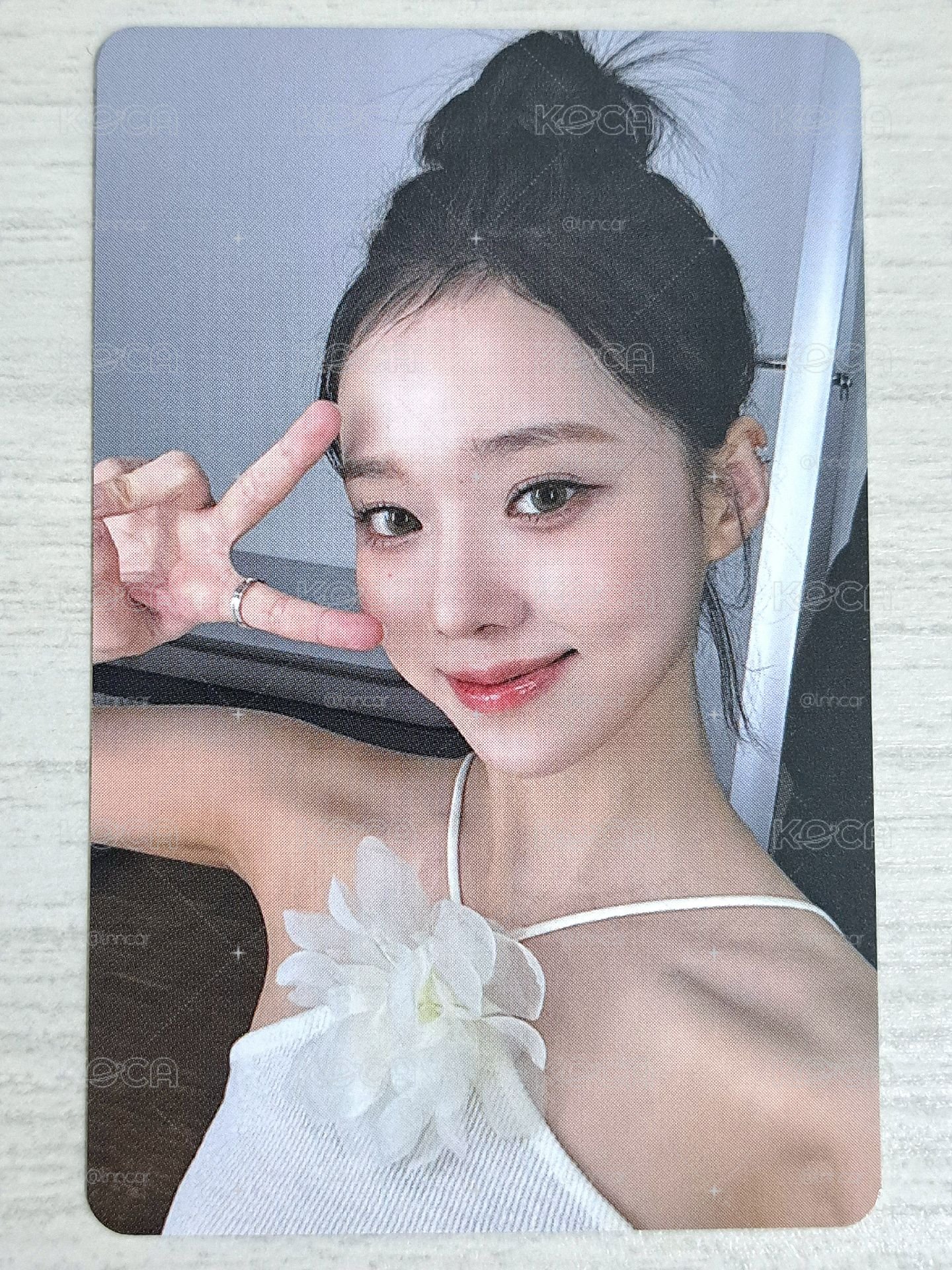 MY WORLD wm 簽售卡 丸子頭冬