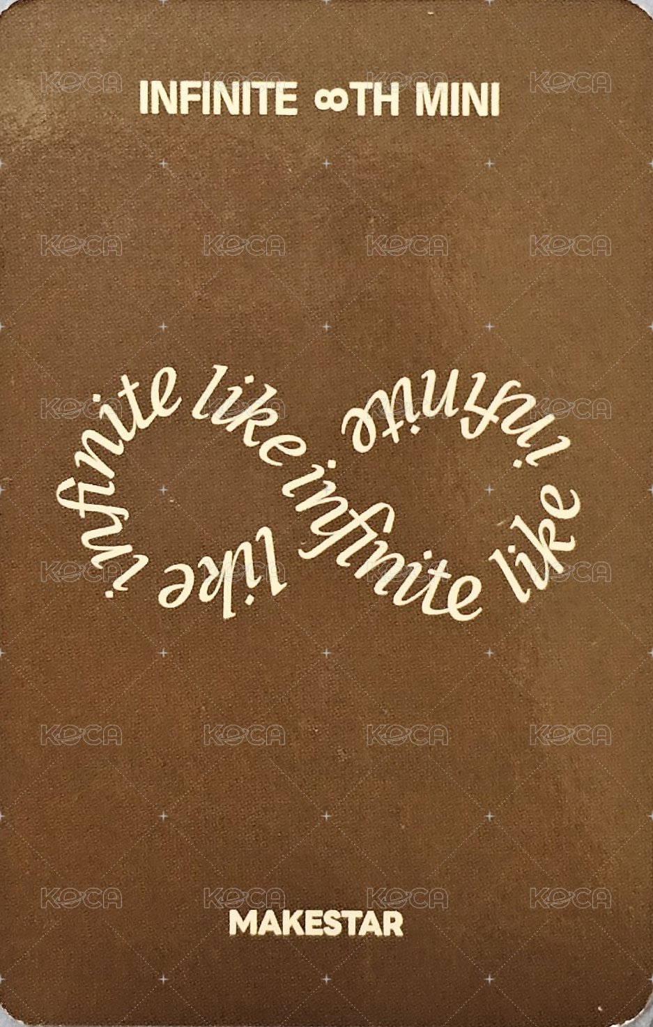 LIKE INFINITE ms 1.0 簽售卡  背面