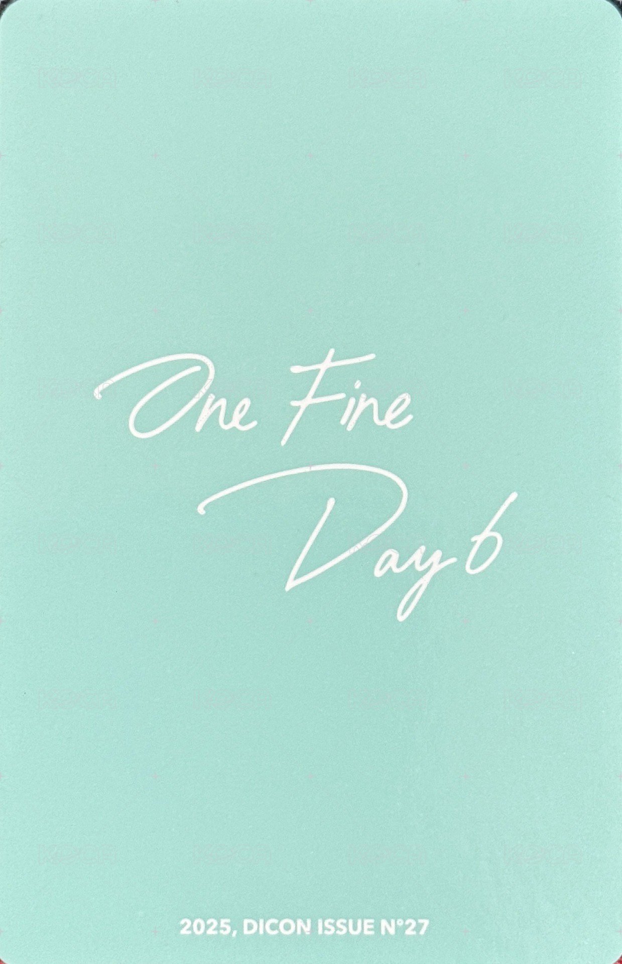 D社雜誌 wvs 特典卡 A版 背面