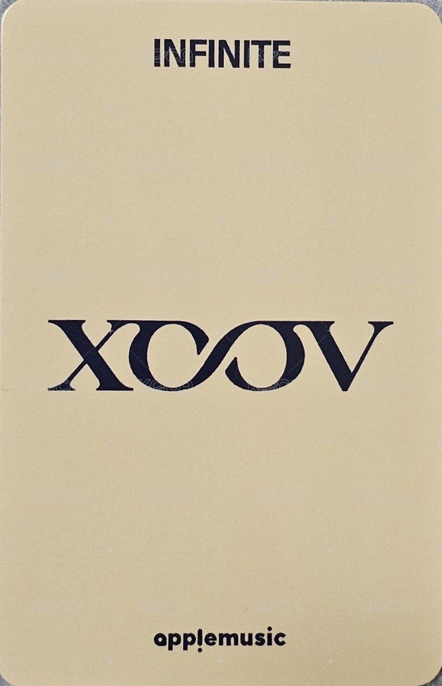 LIKE INFINITE am 簽售卡  背面