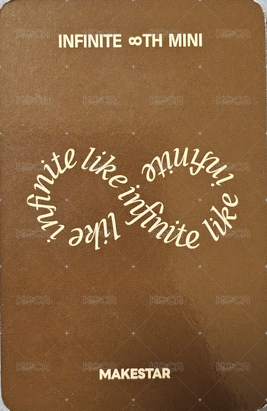 LIKE INFINITE ms 1.0 簽售卡  背面