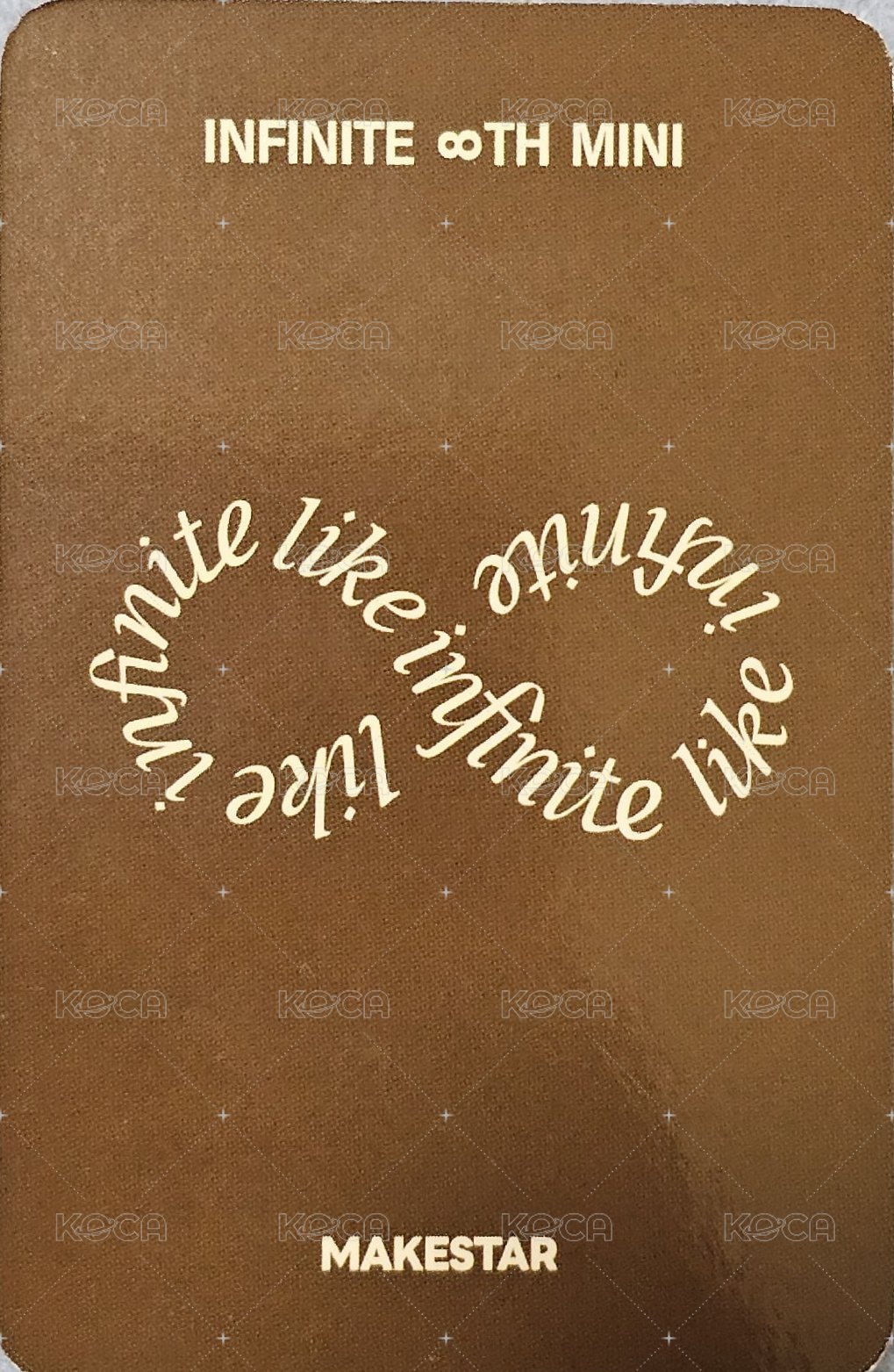 LIKE INFINITE ms 1.0 簽售卡  背面