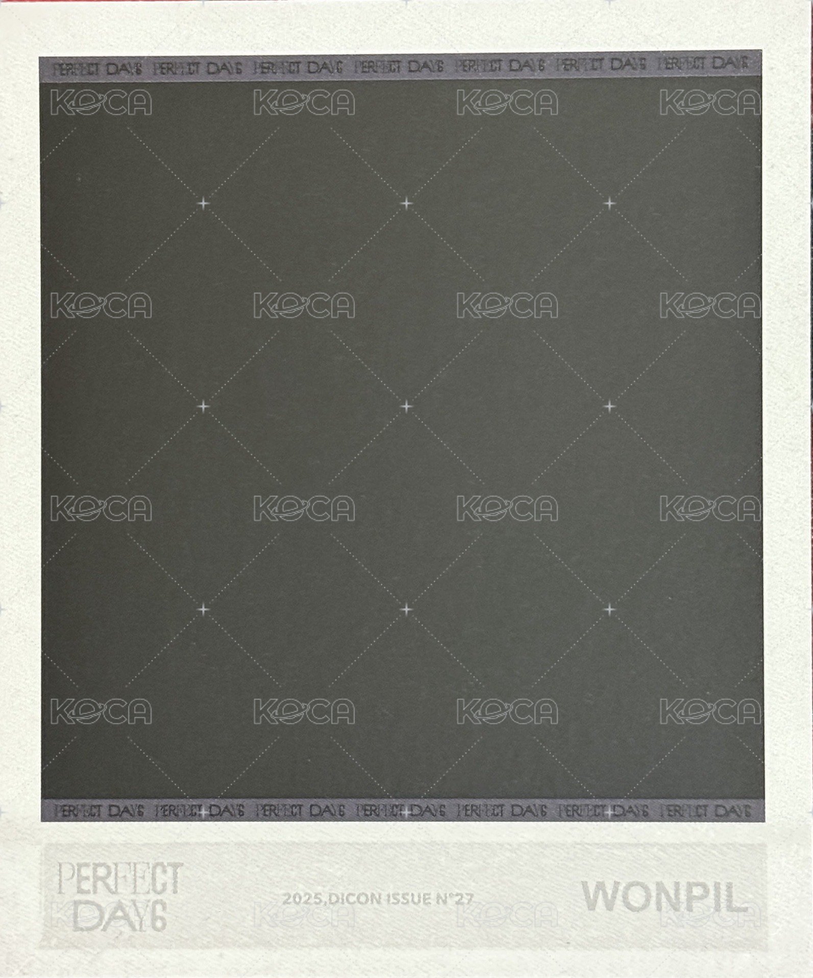 D社雜誌 周邊卡 B版 拍立得 背面