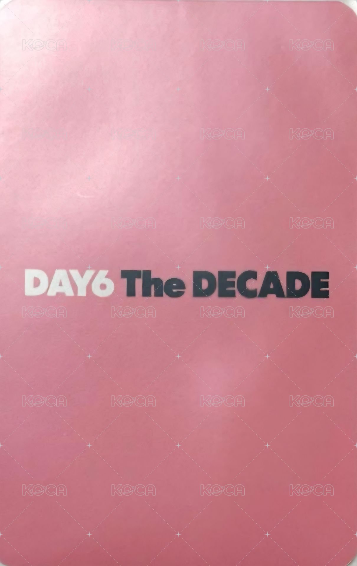 正四 耳機專 專輯卡  背面