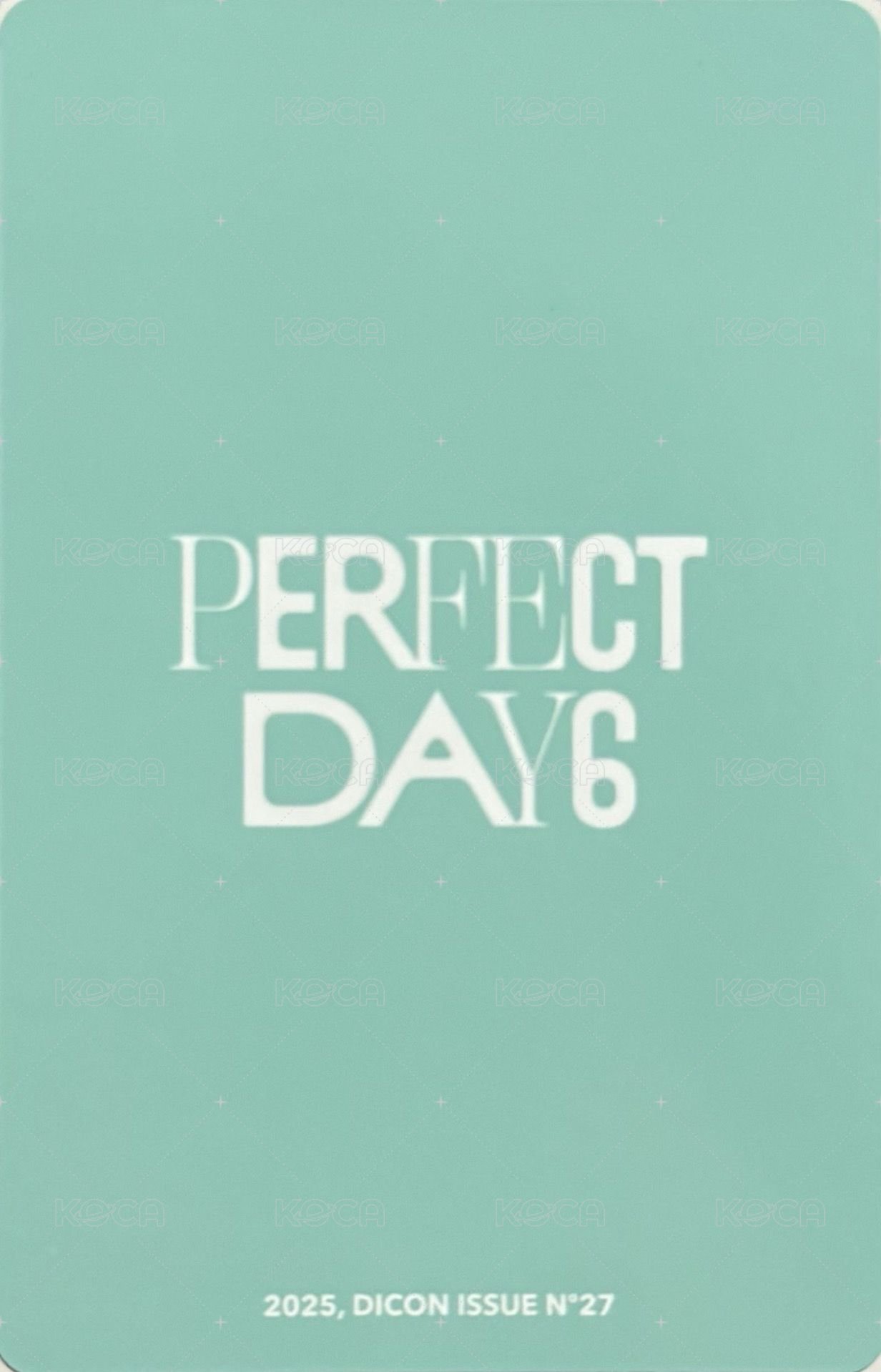 D社雜誌 wvs B版 特典卡  背面