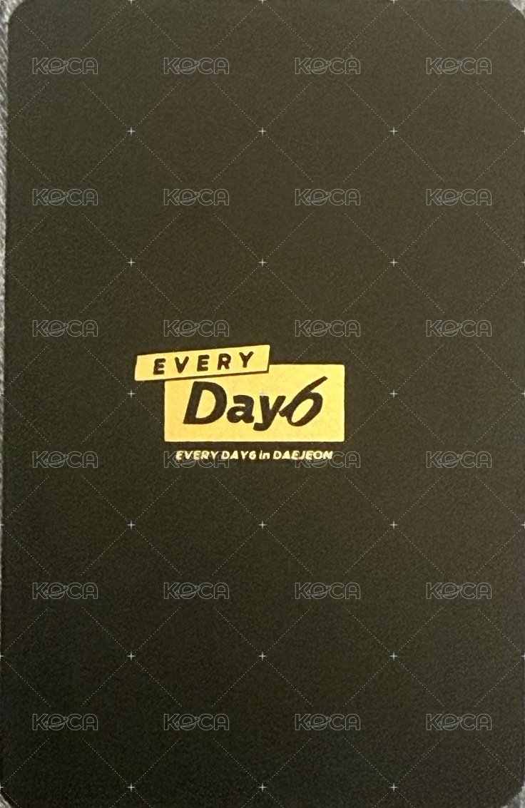 Every DAY6 大田場 盒裝小卡組 周邊卡  背面