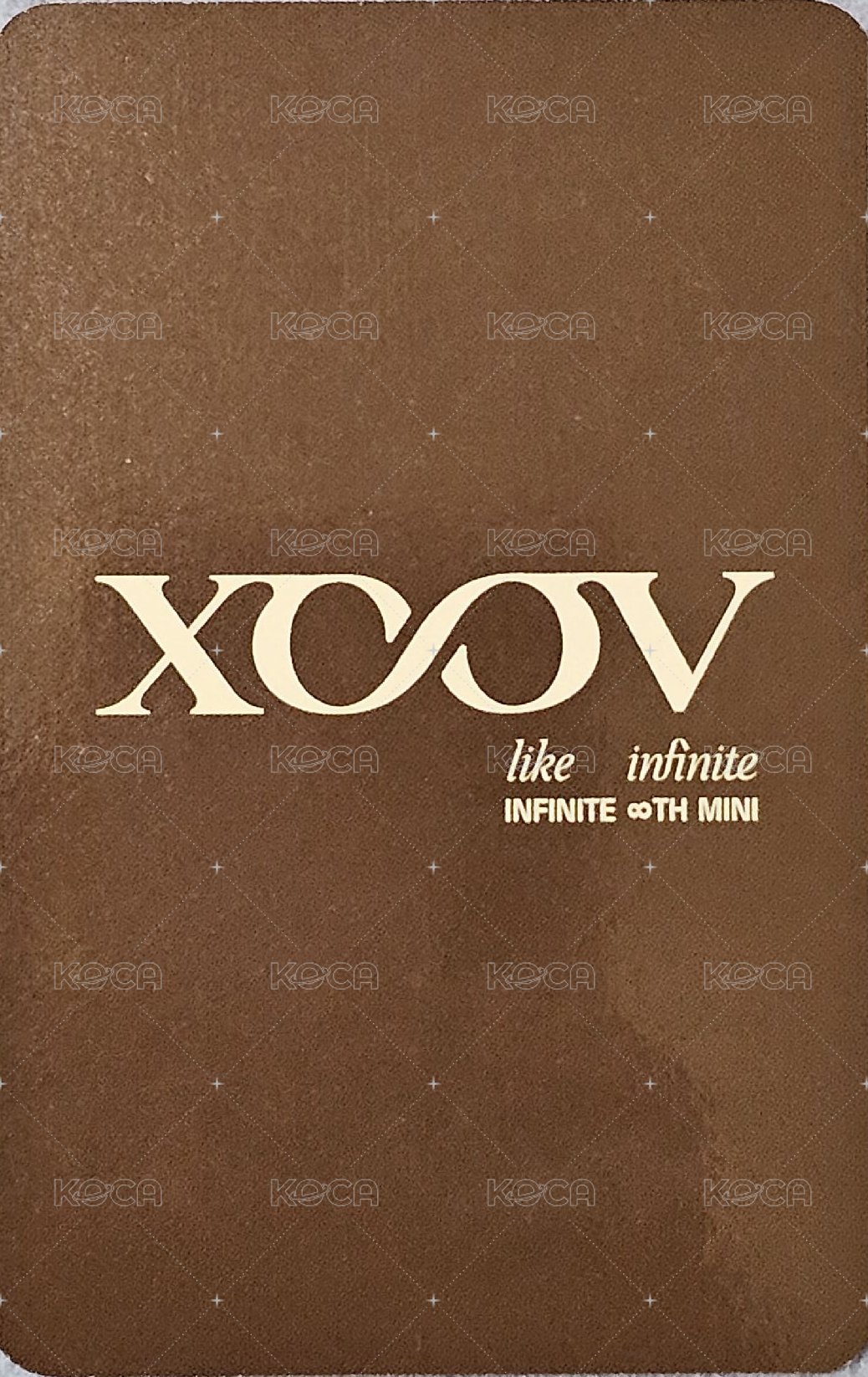 LIKE INFINITE k4 幸運卡  背面