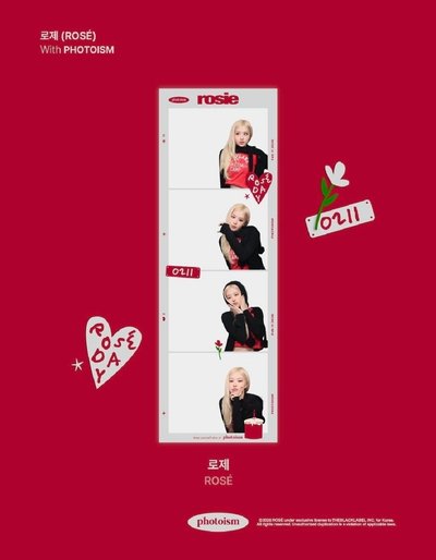 Rosé生日 人生四格卡