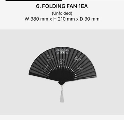 2026會員禮 古人扇+貼紙