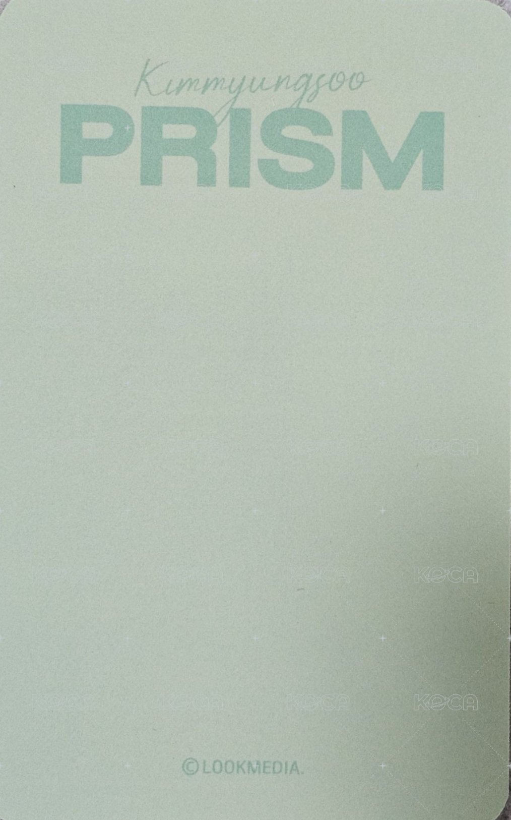 23 FM PRISM MOVE VER 周邊卡 手帕(紅) 背面