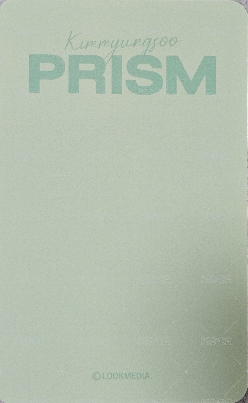 23 FM PRISM LOVE VER 周邊卡 手帕(灰) 背面