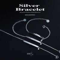 SM ARTIST SILVER CHARM BRACELET
