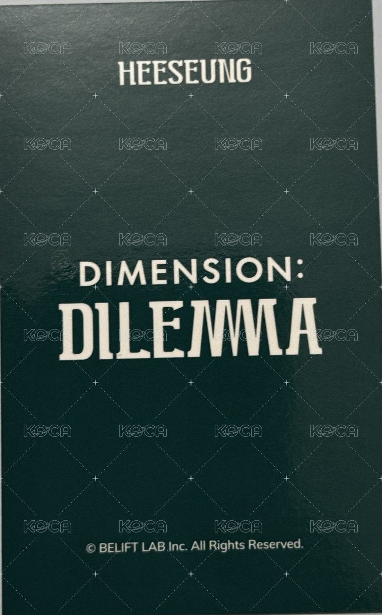 正一 周邊卡 黑衣姐 背面