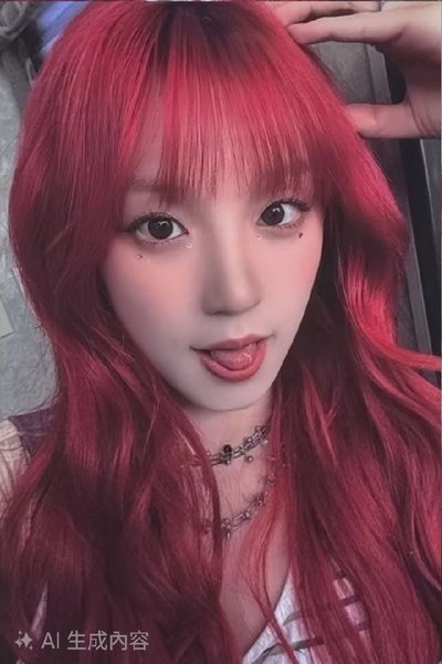 k4紅髮｜狗耳+撐臉