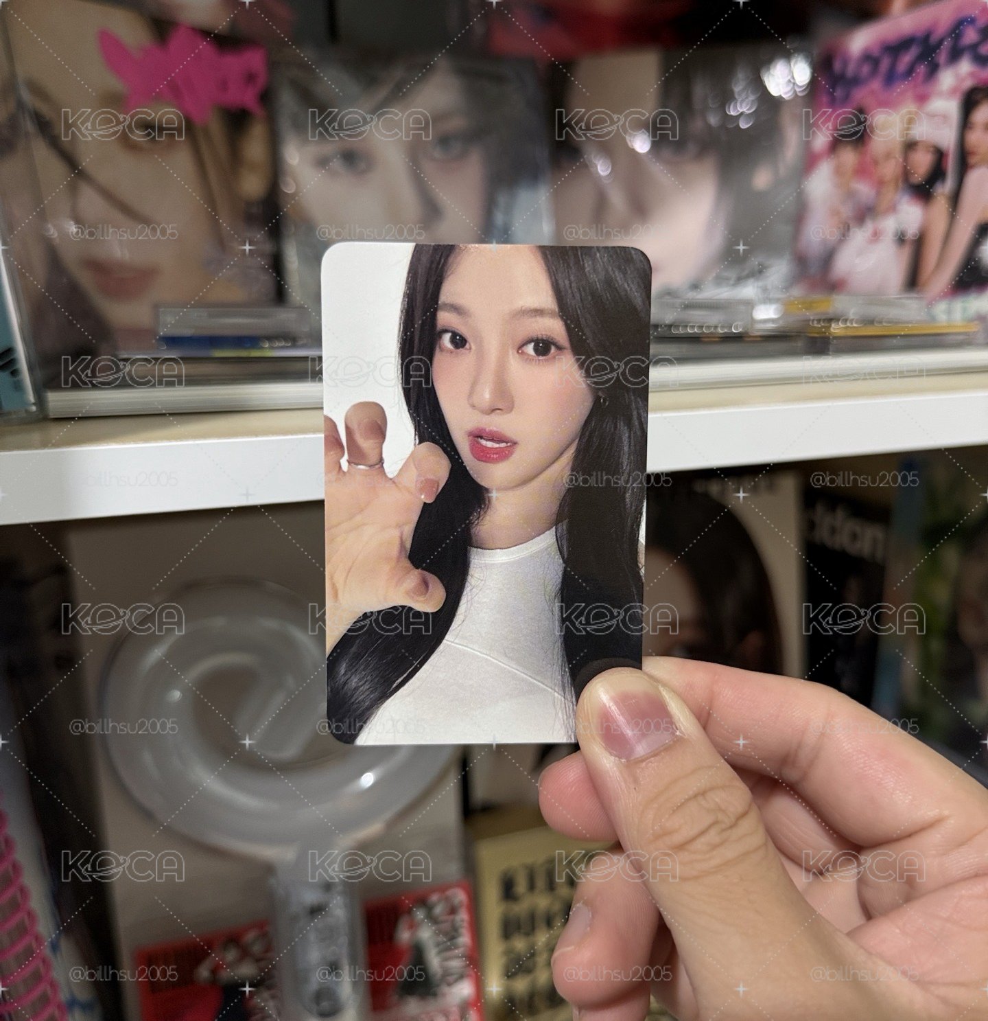 aespa potd展會 入場卡寧