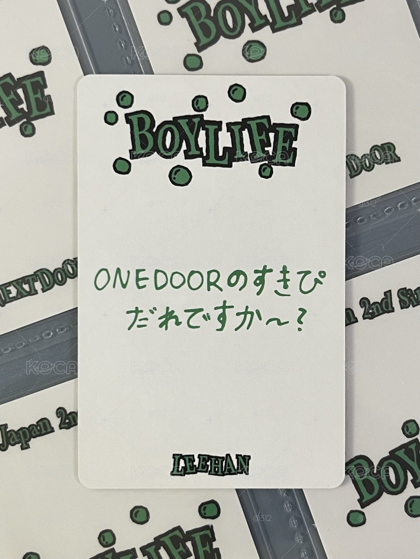 LEEHAN BOYLIFE 日咖 幸運卡 5
