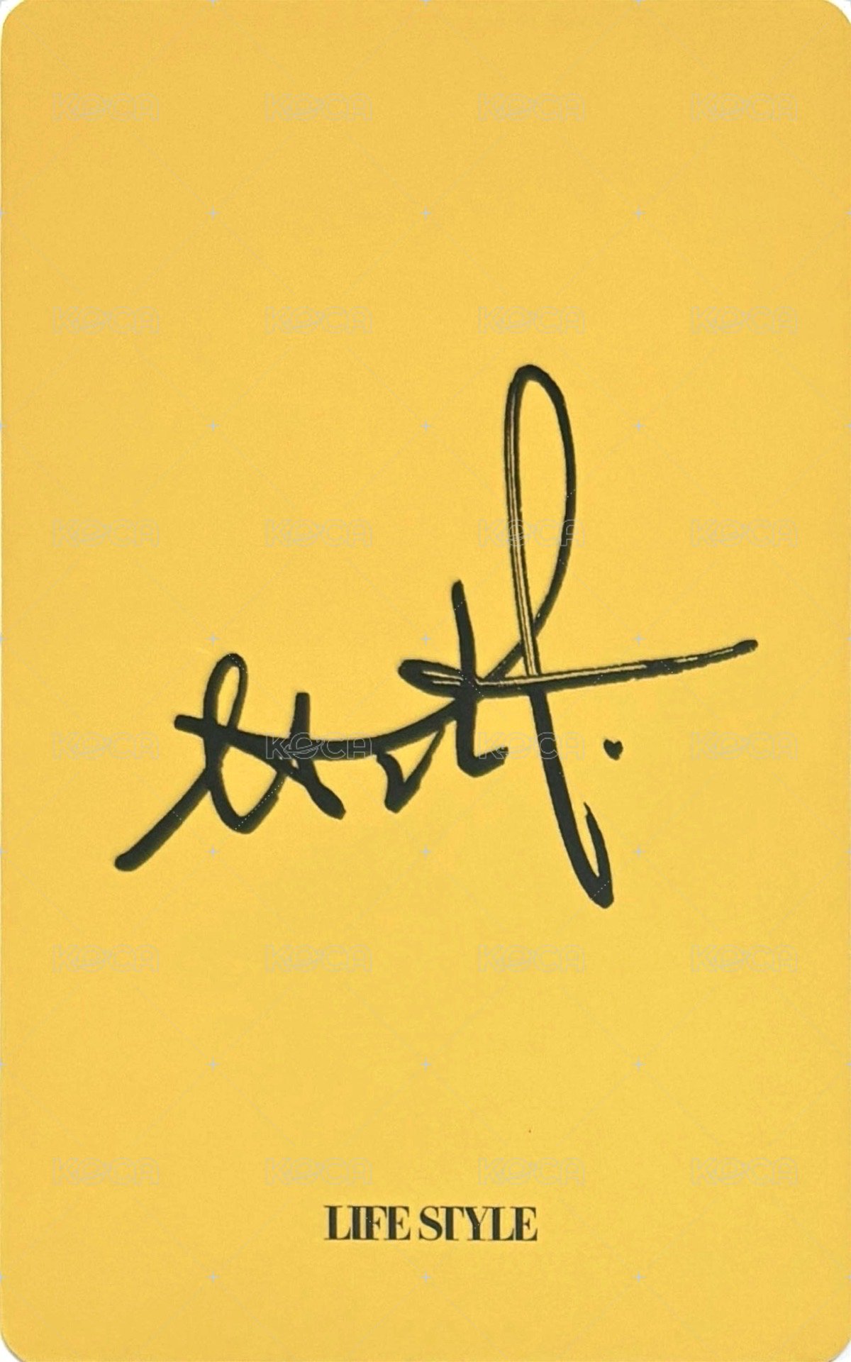 精品購物指南 A版 雜誌卡  背面