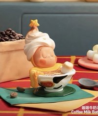 美味時刻系列 咖啡牛奶浴 公仔 