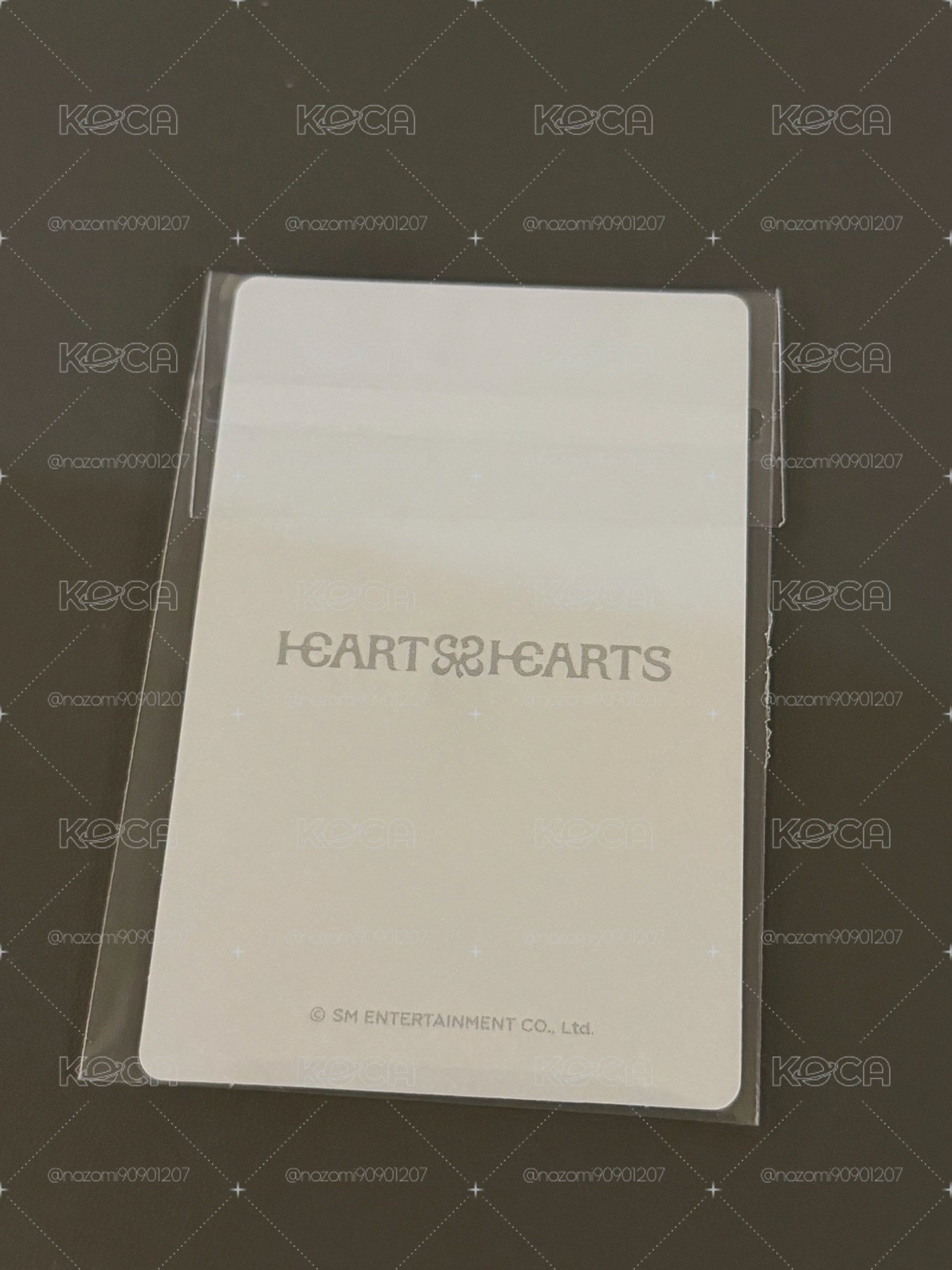 Hearts2Hearts Ian 鄭以安 手燈卡