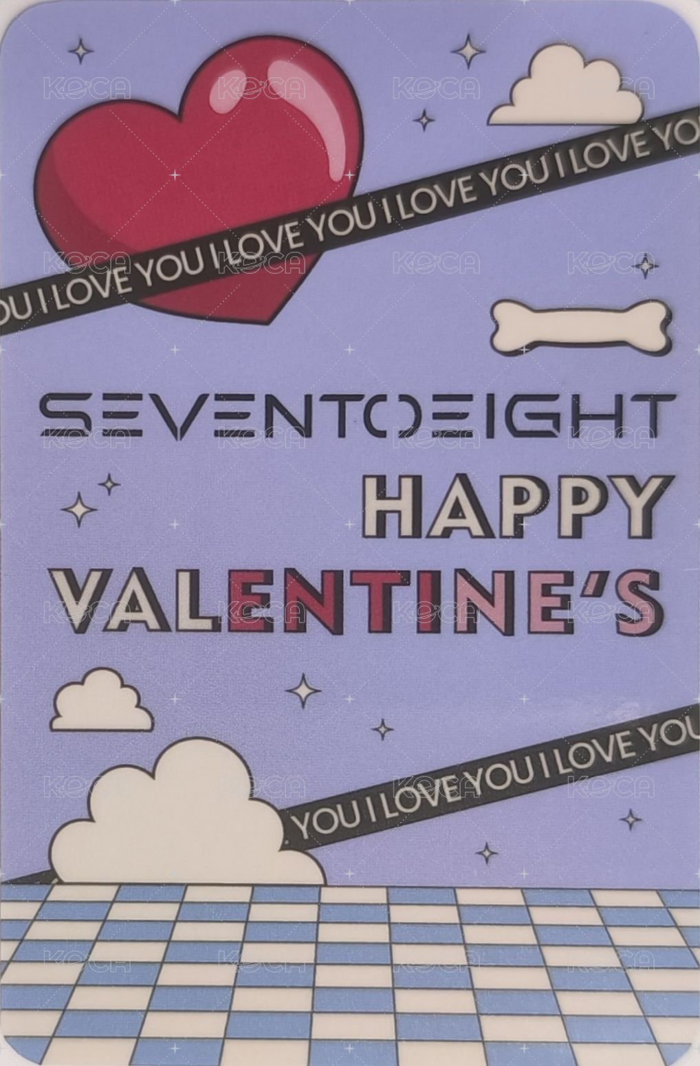 星藝潮流/超藝聯國際行銷 情人節CP卡 滿額卡  背面