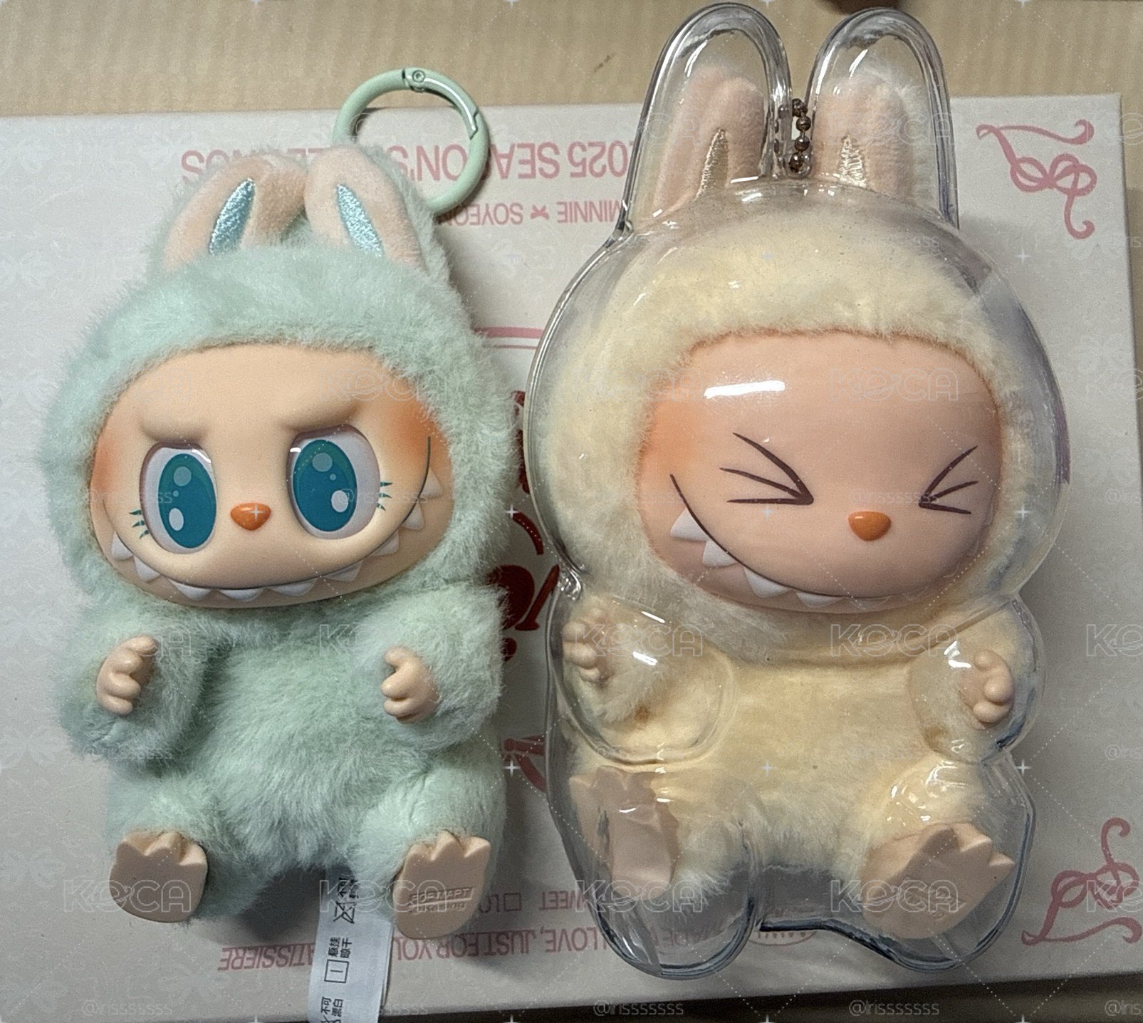 最後大降價兩隻已拆的labubu
