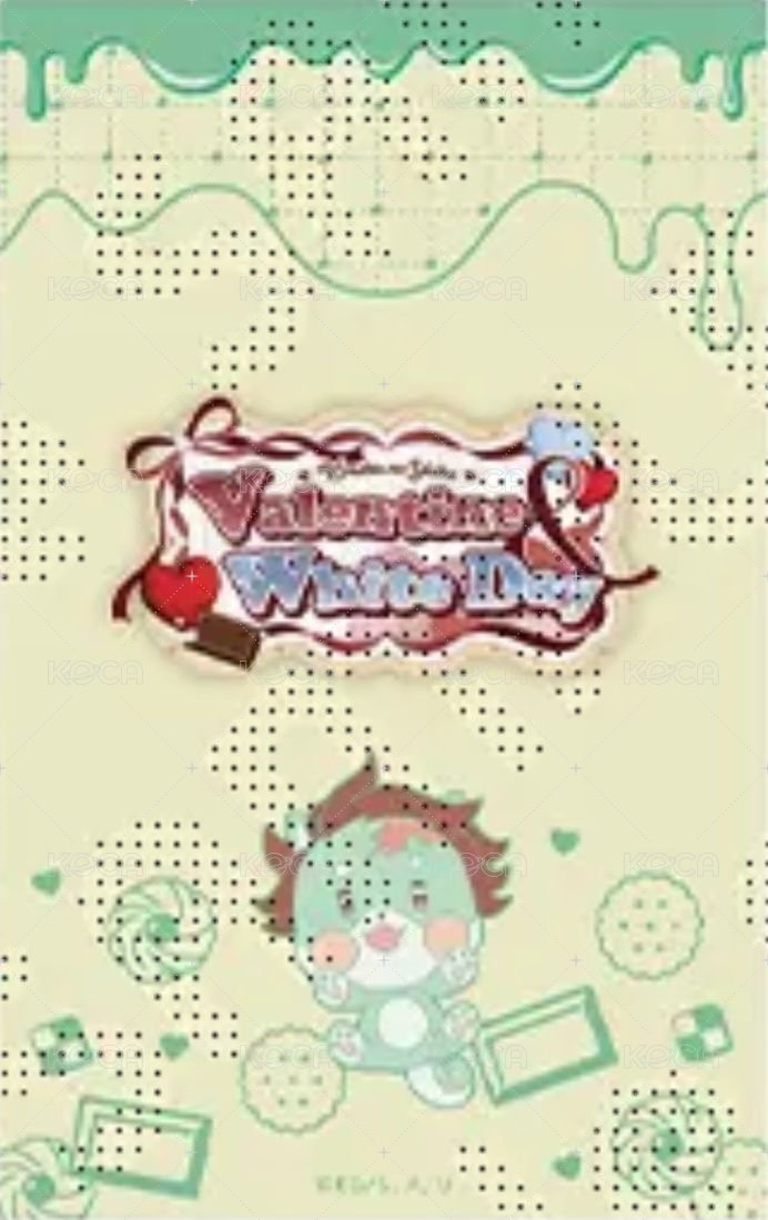 情人節 2026Witn me期 隨機卡 巧克力風卡（A） 背面